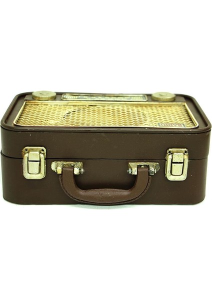 Dekoratif Metal Radyo Bavul Vintage Dekoratif Hediyelik fırsatları