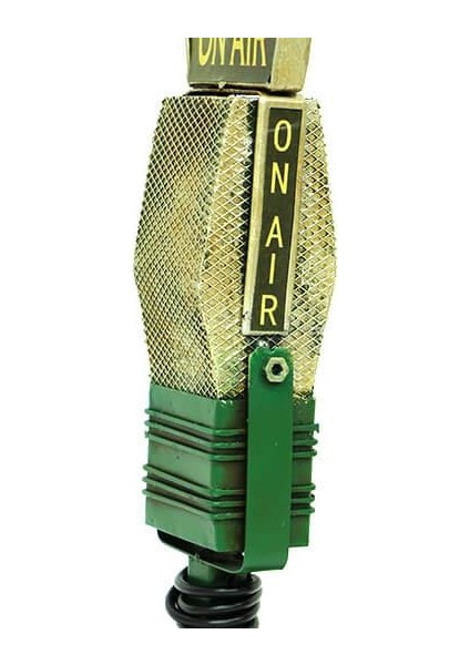Dekoratif Metal Mikrofon Obje Biblo Vintage Hediyelik modelleri