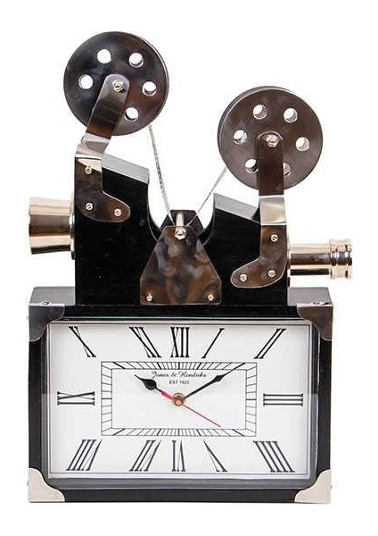 Saat Projektör Alüminyum Vintage Dekoratif Ev Ofis Hediyelik fiyatları