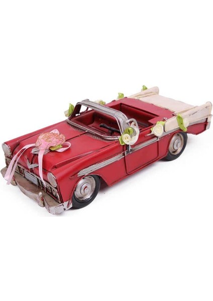 Dekoratif Metal Araba Üstü Açık Vintage Biblo Hediyelik fiyatları