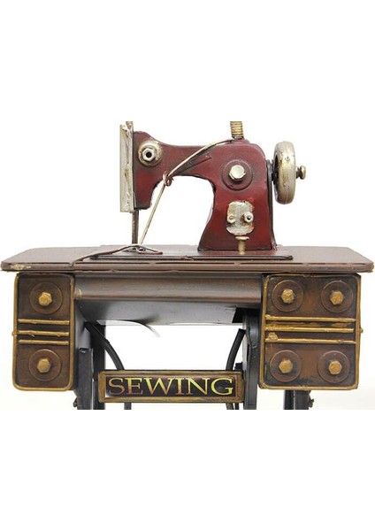 Dekoratif Metal Dikiş Makinesi Biblo Masaüstü Hediyelik fiyatları