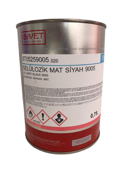 Ibavet Selülozik Mat Beyaz Boya 0,75 Lt