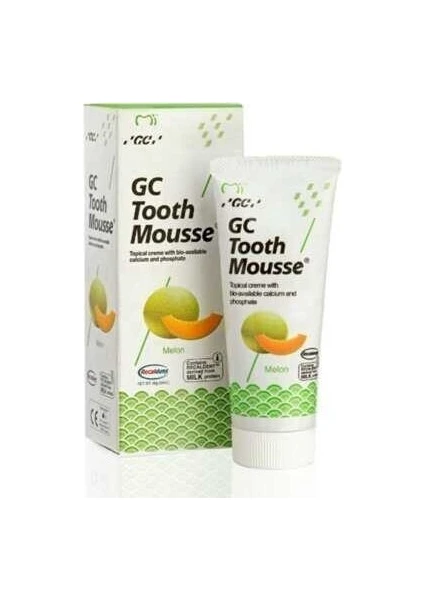 Gc Tooth Mousse Melon Diş Macunu Kavun Aromalı 40 gr