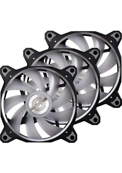 Bora Digital Black 3 x 120 mm RGB Kasa Fanı