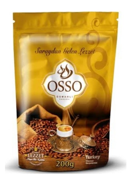 Osso Osmanlı Kahvesi Özel 8 Karışımlı Kahve 200 gr