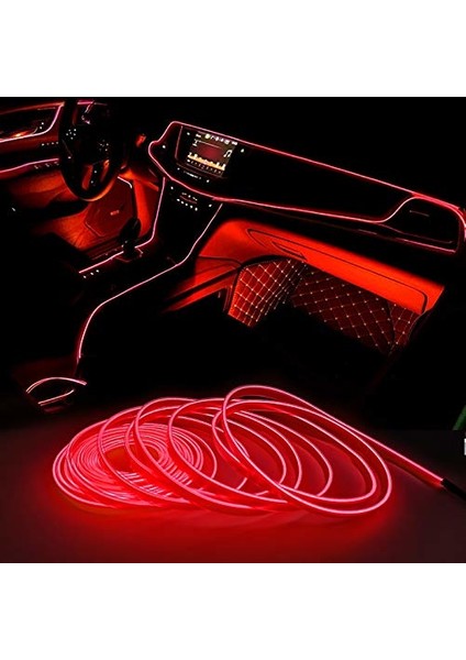 Araç İçi Torpido Ledi 5 Metre Neon Kırmızı modelleri