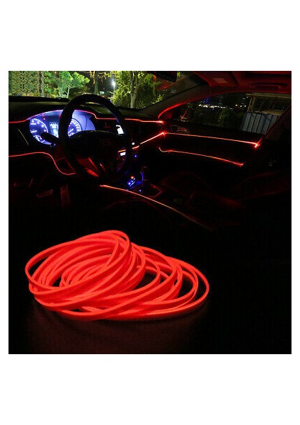 Araç İçi Torpido Ledi 5 Metre Neon Kırmızı indirimleri