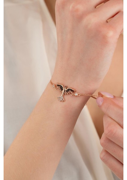 Anka Kuşu Gümüş Bileklik