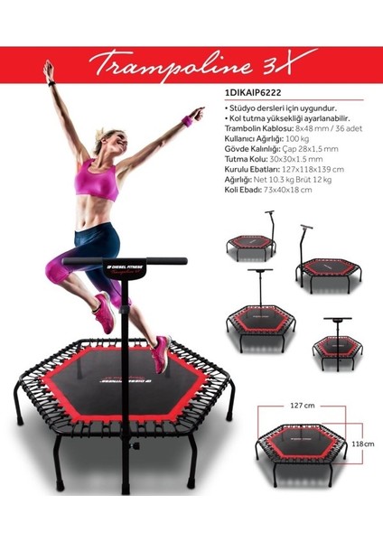 Trampoline 3x