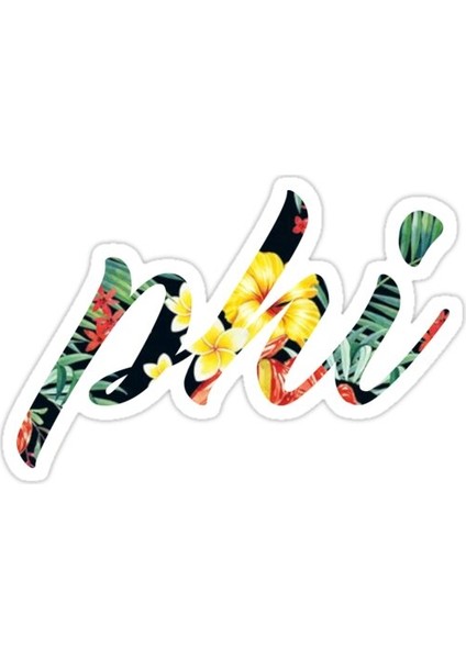 Phi Sticker Araba Oto Arma Duvar Sticker Ev Dekoratif Çıkartma 15 cm