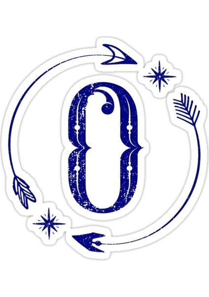 O Harfi Sticker Araba Oto Arma Duvar Sticker Ev Dekoratif Çıkartma 15 cm