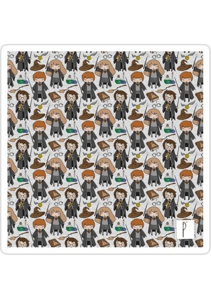 Harry Trio Sticker Araba Oto Arma Duvar Sticker Ev Dekoratif Çıkartma 15 cm
