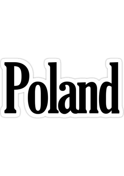 Polonya Sticker Araba Oto Arma Duvar Sticker Ev Dekoratif Çıkartma 15 cm