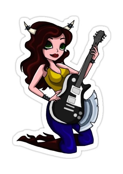 Let's Rock! Sticker Araba Oto Arma Duvar Sticker Ev Dekoratif Çıkartma 15 cm