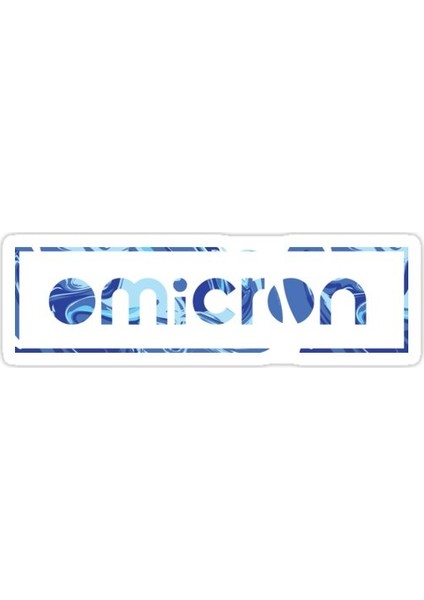 Omicron Sticker Araba Oto Arma Duvar Sticker Ev Dekoratif Çıkartma 15 cm