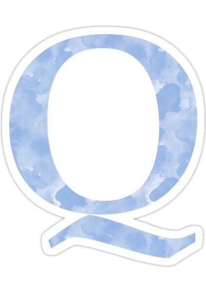Harf Q Sticker Araba Oto Arma Duvar Sticker Ev Dekoratif Çıkartma 15 cm