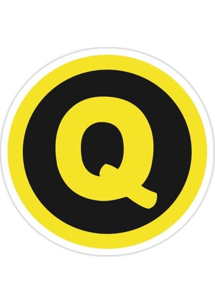 Q Sticker Araba Oto Arma Duvar Sticker Ev Dekoratif Çıkartma 15 cm