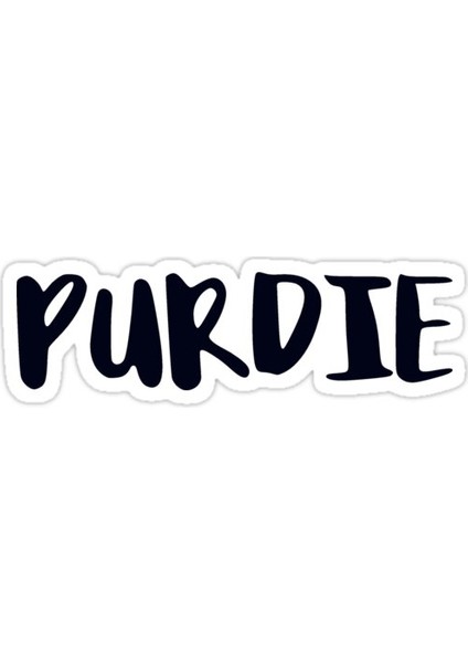 Purdie Sticker Araba Oto Arma Duvar Sticker Ev Dekoratif Çıkartma 15 cm