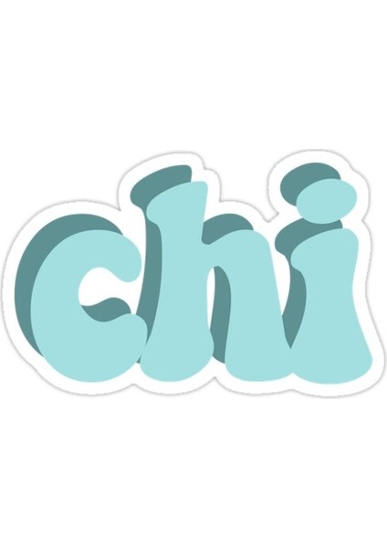 Chi Sticker Araba Oto Arma Duvar Sticker Ev Dekoratif Çıkartma 15 cm