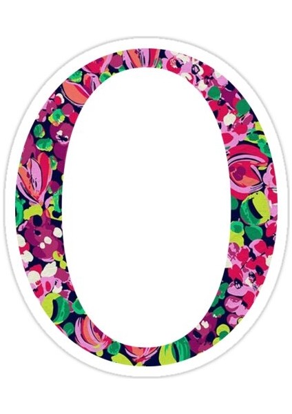 O Harfi Sticker Araba Oto Arma Duvar Sticker Ev Dekoratif Çıkartma 15 cm