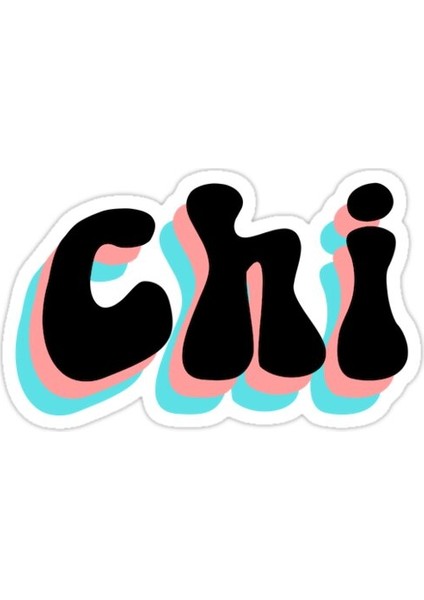 Chi Sticker Araba Oto Arma Duvar Sticker Ev Dekoratif Çıkartma 15 cm