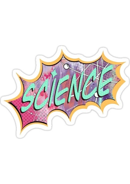 Bilim! pop Sticker Araba Oto Arma Duvar Sticker Ev Dekoratif Çıkartma 15 cm