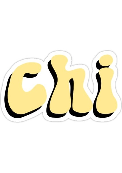 Chi Sticker Araba Oto Arma Duvar Sticker Ev Dekoratif Çıkartma 15 cm