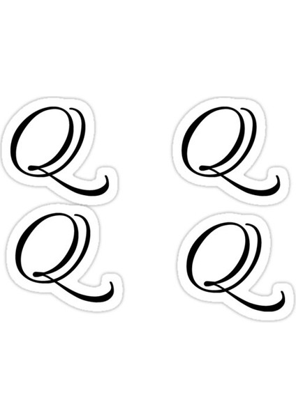 Başkent Q Sticker Araba Oto Arma Duvar Sticker Ev Dekoratif Çıkartma 15 cm