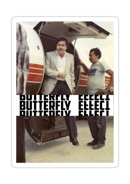 Kelebek Etkisi Sticker Araba Oto Arma Duvar Sticker Ev Dekoratif Çıkartma 15 cm