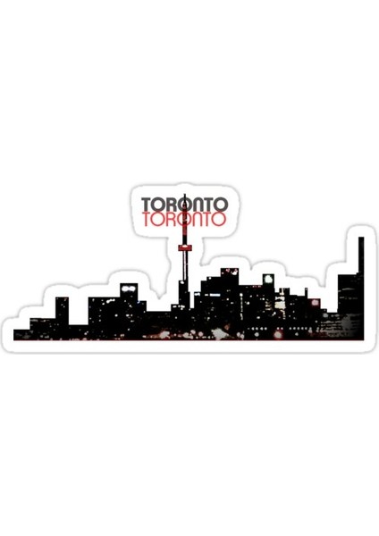 Toronto Sticker Araba Oto Arma Duvar Sticker Ev Dekoratif Çıkartma 15 cm