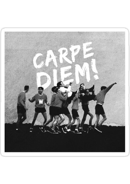 Carpe Diem Sticker Araba Oto Arma Duvar Sticker Ev Dekoratif Çıkartma 15 cm