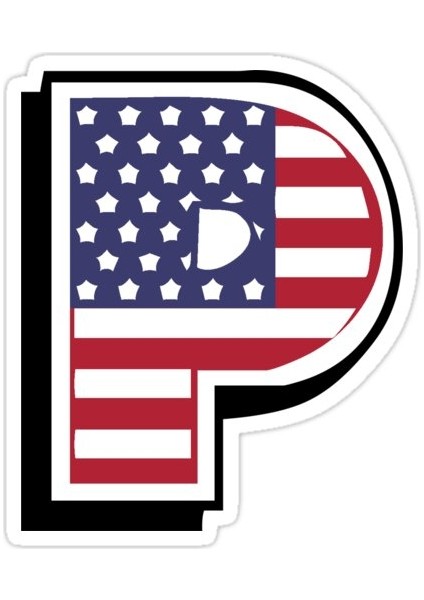 Bayrak P Sticker Araba Oto Arma Duvar Sticker Ev Dekoratif Çıkartma 15 cm