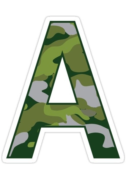 Camo Bir Sticker Araba Oto Arma Duvar Sticker Ev Dekoratif Çıkartma 15 cm