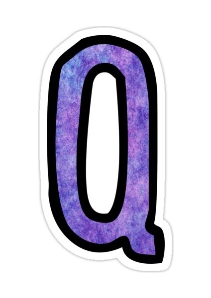 Q Harfi Sticker Araba Oto Arma Duvar Sticker Ev Dekoratif Çıkartma 15 cm