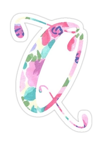 Q Harfi Sticker Araba Oto Arma Duvar Sticker Ev Dekoratif Çıkartma 15 cm