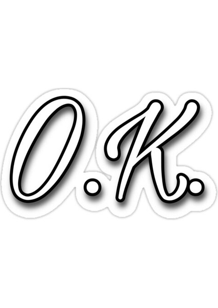 Tamam Sticker Araba Oto Arma Duvar Sticker Ev Dekoratif Çıkartma 15 cm