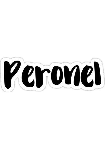 Peronel Sticker Araba Oto Arma Duvar Sticker Ev Dekoratif Çıkartma 15 cm