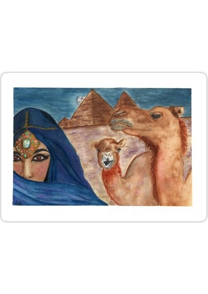 Arap Geceleri Sticker Araba Oto Arma Duvar Sticker Ev Dekoratif Çıkartma 15 cm