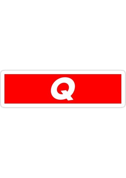 Q Sticker Araba Oto Arma Duvar Sticker Ev Dekoratif Çıkartma 15 cm