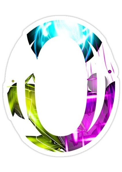 O Harfi Sticker Araba Oto Arma Duvar Sticker Ev Dekoratif Çıkartma 15 cm