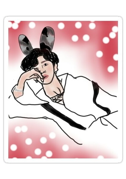 Bang Yongguk Sticker Araba Oto Arma Duvar Sticker Ev Dekoratif Çıkartma 15 cm