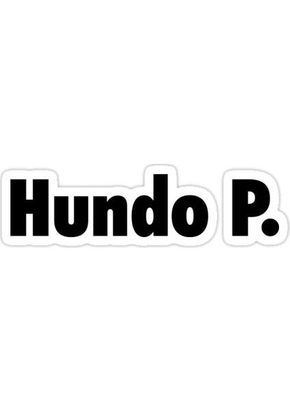Hundo P. Sticker Araba Oto Arma Duvar Sticker Ev Dekoratif Çıkartma 15 cm