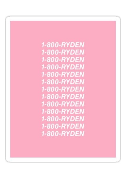 Ryden Sticker Araba Oto Arma Duvar Sticker Ev Dekoratif Çıkartma 15 cm