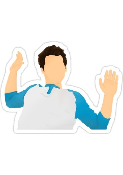 Dylan O'brien Sticker Araba Oto Arma Duvar Sticker Ev Dekoratif Çıkartma 15 cm