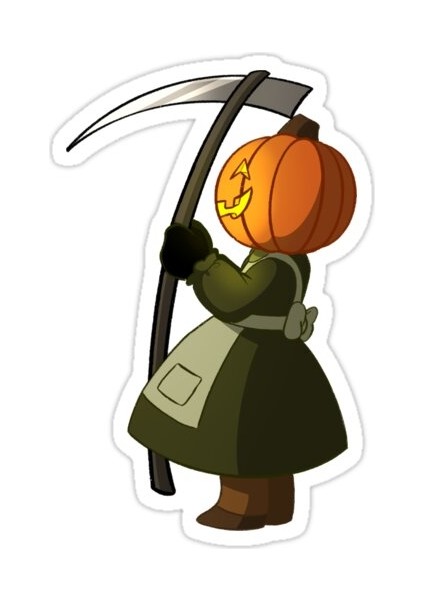 Balkabağı Kız Sticker Araba Oto Arma Duvar Sticker Ev Dekoratif Çıkartma 15 cm