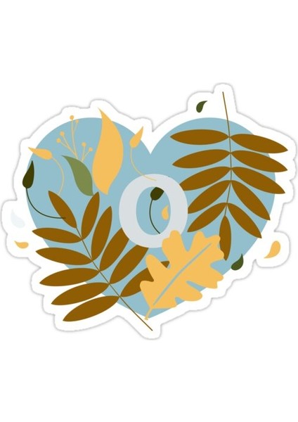 O Sticker Araba Oto Arma Duvar Sticker Ev Dekoratif Çıkartma 15 cm