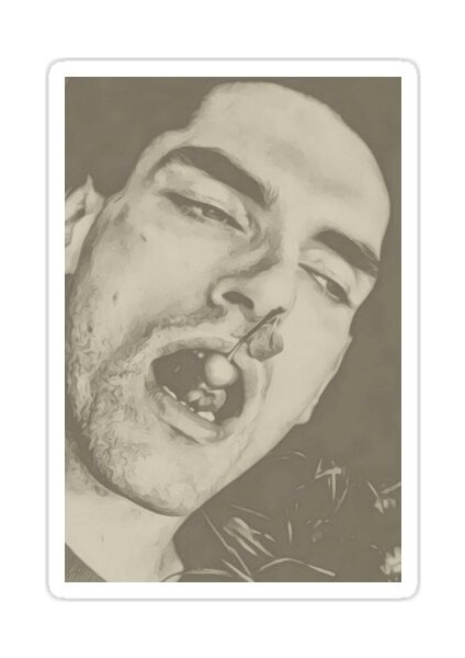 Peter'ın Kiraz Sticker Araba Oto Arma Duvar Sticker Ev Dekoratif Çıkartma 15 cm