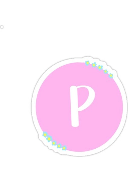 P Ilk Sticker Araba Oto Arma Duvar Sticker Ev Dekoratif Çıkartma 15 cm