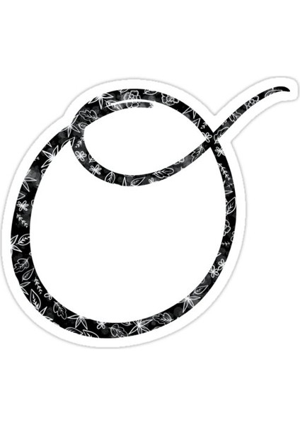 O Sticker Araba Oto Arma Duvar Sticker Ev Dekoratif Çıkartma 15 cm