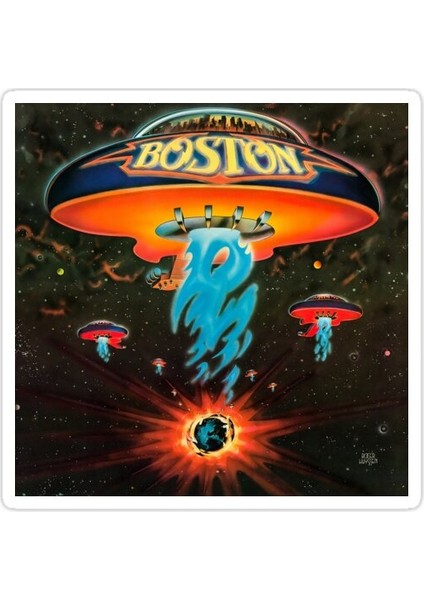 Boston Haraç Sticker Araba Oto Arma Duvar Sticker Ev Dekoratif Çıkartma 15 cm